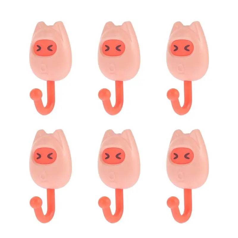 

6 шт., настенные крючки для ключей