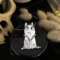 new creative fox necklace for women scarred fox pendant necklaces accessories female clavicle chain party fashion jewelry gifts