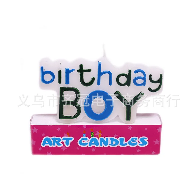 The New Creative of Birthday Candles Boy/girl Candle for Cake Kids Party Diy Decorations | Дом и сад
