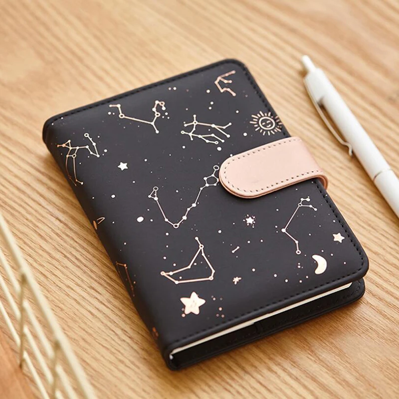 

Constellations Notebook Pu Cover Schedule Book Diary Weekly Planner Notebook School Office Supplies Kawaii Stationery 2020