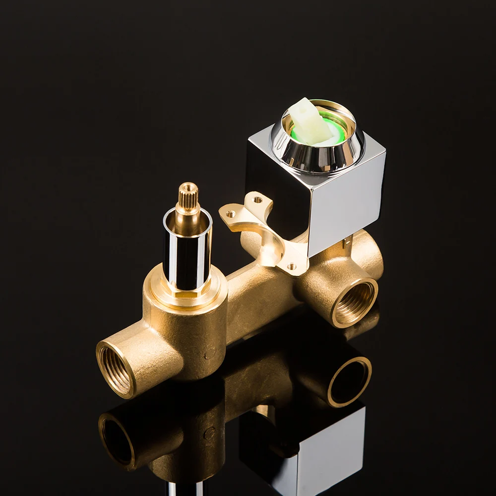 Скрытый смеситель для душа из твердой латуни с отверстием в 1/2/3 вариантов