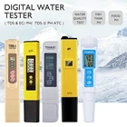 Точный Цифровой PH-тестер с ЖК-дисплеем, устройство для измерения чистоты воды, 0-14PH0-9990ppm, для питья, еды, лаборатории