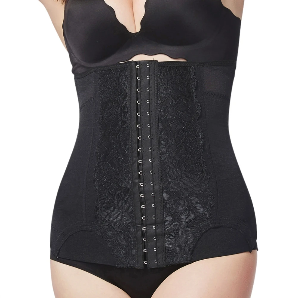 

Women Waist Cincher Corset Tops Lace Shapewear Slimming Waist Trainer Corsets Bustiers Shaper Strap Girdle