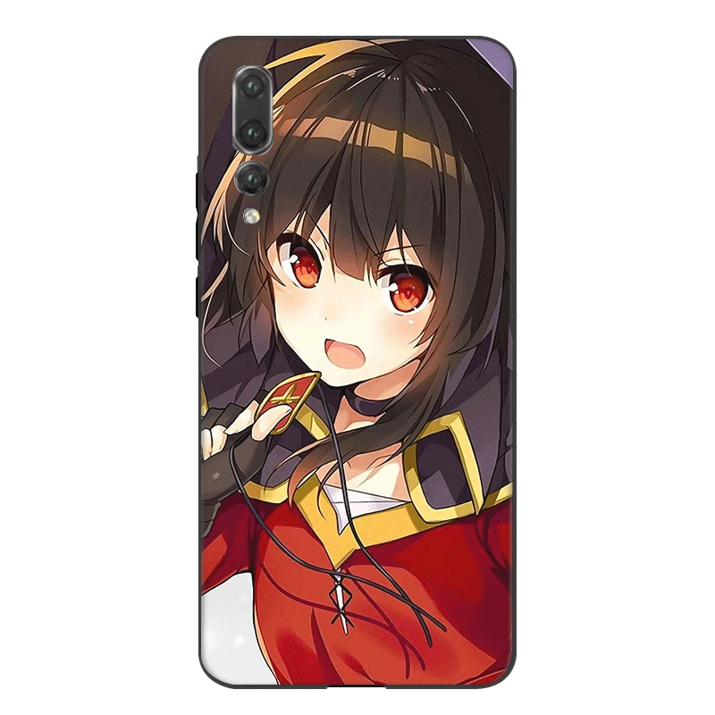 Case TPU For Honor Note 10 View 20 6A 7A 7C 7X 8 8X 8C 9X 9 Lite Pro Cover Japan Anime Konosuba Megumin Style Luxury Fashion | Мобильные
