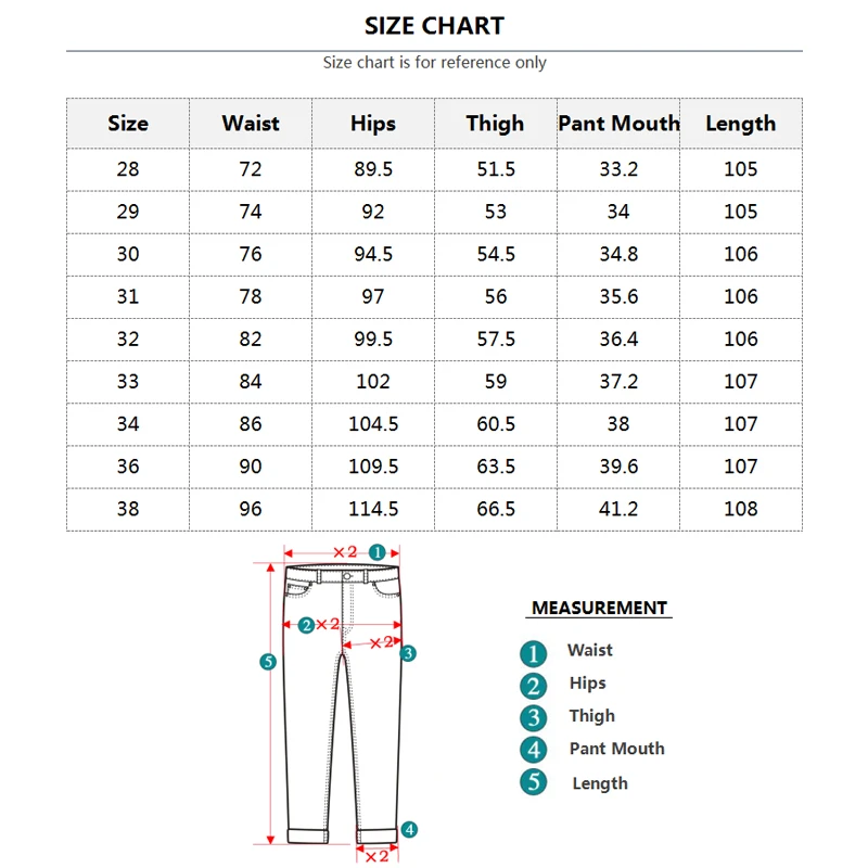

2020 New Men's Slim Stretch Jeans Fashion Solid Color Classic Style Denim Trousers Male Brand Trousers
