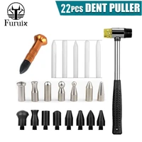 furuix dent repair tools rubber hammer 9 heads tap down tools paintless dent removal kit