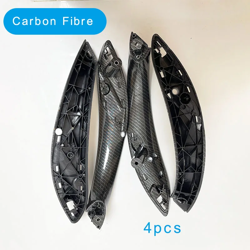 

Left Right Car Carbon Interior Inner Door Armrest Handle Cover Trim For BMW 3 Series F30 F31M3 F35