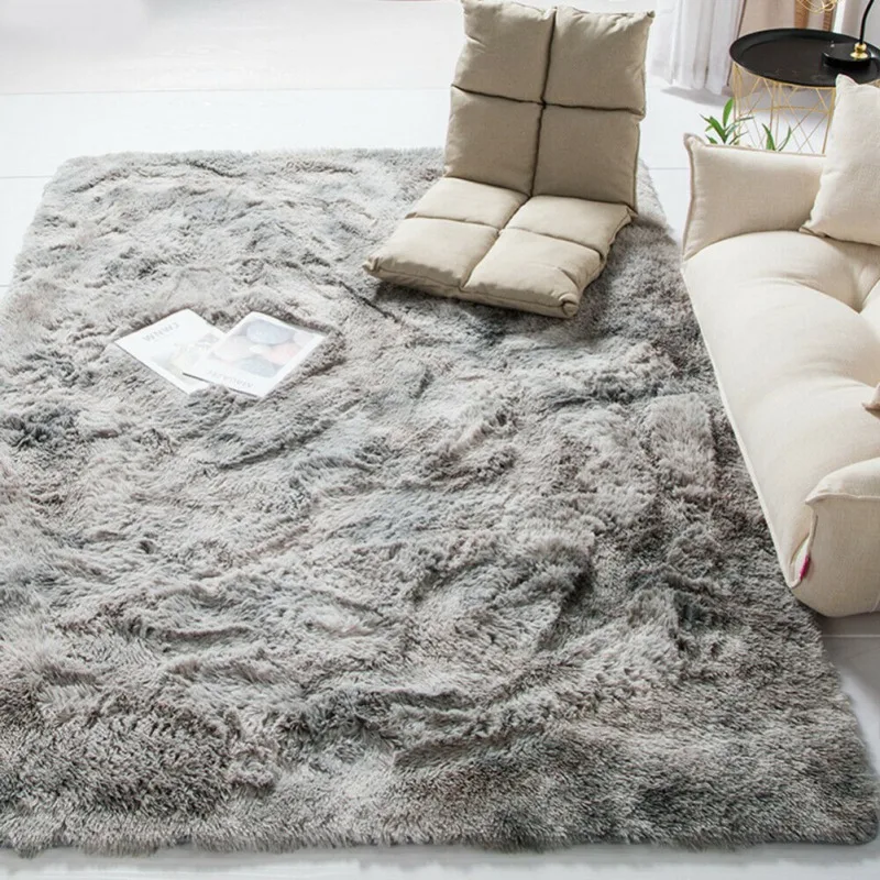 Faux Fur Area Plush Soft Carpet Rug Non-slip Floor Mats For Living Room Bedroom Home Supplies Decoration | Дом и сад