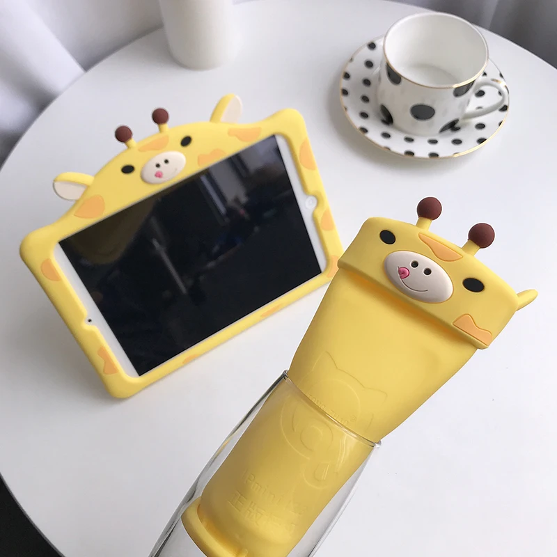 Обложка для iPad 9 7 2018 2017 10 2 7th Pro 5 Air 1 3 розовый мультфильм Дети чехол Mini 4 силиконовый