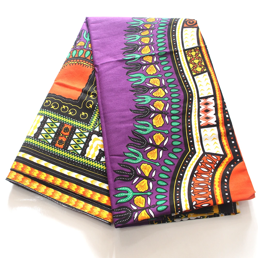 Африканский Дашики Dashikiage 2019 с красочным рисунком 100% хлопчатобумажная