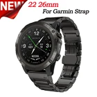 Ремешок для наручных часов из титанового сплава и нержавеющей стали для Garmin touchs60 S62D2, быстросъемный браслет Чарлитактикс Дельта