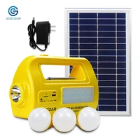 solar lighting kit portable multifunction home dc generator system panel charging support lithium battery