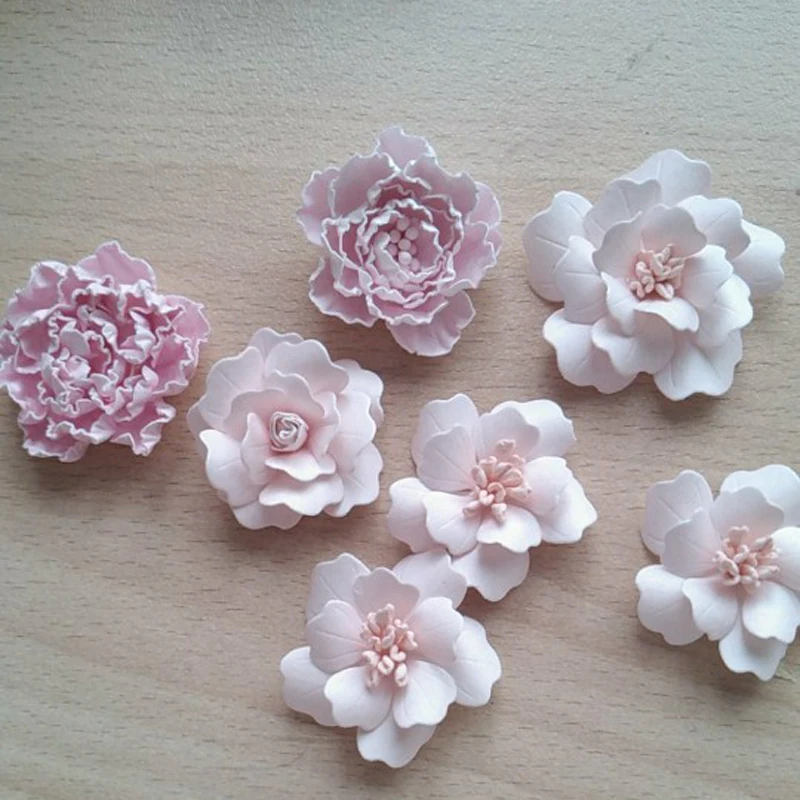 3 шт. 3D цветок штампы вырезать трафареты для Скрапбукинг фото/альбом карты