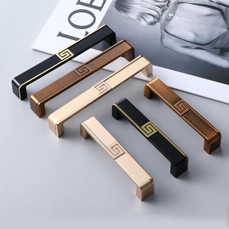 

Home Hotel Zinc Alloy Retro Design European Simplicity Style Cupboard Drawer Pull Silver Kitchen Cabinet Door Wardrobe Handles