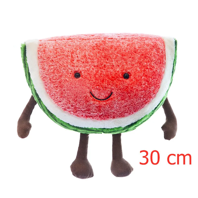 30 см милый арбуз плюшевые игрушки детская кукла игрушка чучело растение каваи