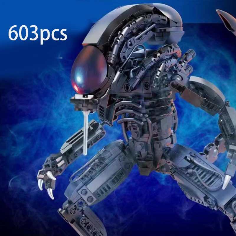 

NEW 603 Pcs 83040 Creative Aliens Speciale-Vormige Alien Educatief Bouwstenen Bricks Model Kerst Cadeau Voor Kinderen