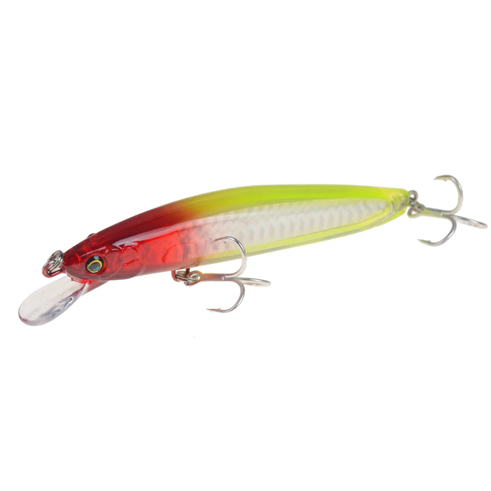 

11cm/13g Hard Floating Minnow Plastic Artificial Bait Topwater Crankbait Quality Hooks Swimbait Fish Tackle Winter Japan
