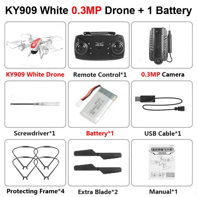 Black 30W Camera KY909 RC WiFi Дрон с 4K широкоугольной WiFi HD камерой оптический поток RC складной мини Квадрокоптер Вертолет VS LF606 E58 M69 F11 - Цвет: Black 30W Camera