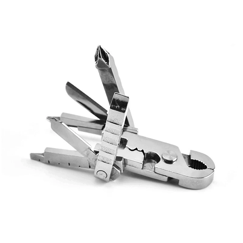 Tech Портативный карманный мини-15 в 1 складные плоскогубцы отвертка Комбинации