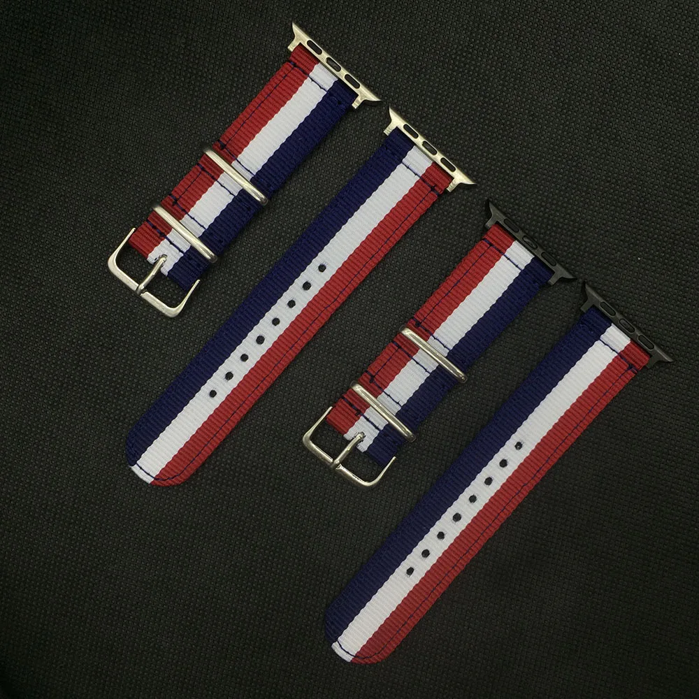 

Nylon Watchband for Apple Watch Band Series 6 se/5/4/3/2/1 Belt Bracelet 40mm/38 mm 42mm/44mm Watch Strap for iwatch Band