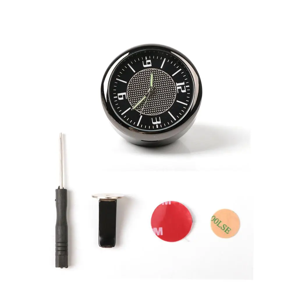 

New Car Usb Type C Clock Ornaments Auto Watch Air Vents Outlet Clip Mini Decoration Automotive Dashboard Time Display