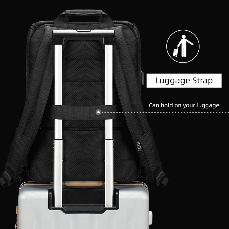 Мужской водонепроницаемый рюкзак для ноутбука 2021 дюйма с отделением 15 6 | Багаж и