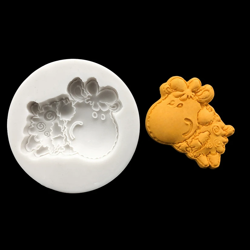 

Овечья Силиконовая Форма Sugarcraft Инструменты для украшения тортов из мастики кекс шоколадная форма для выпечки