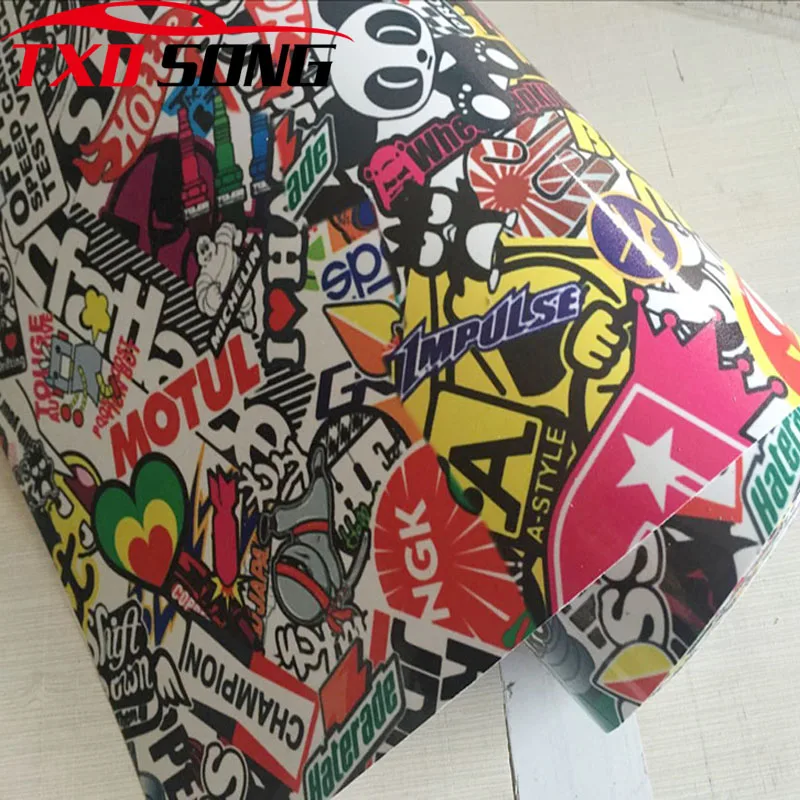 50 см x 300 см/см для 3 моделей новый размер наклейка бомба виниловая оберточная