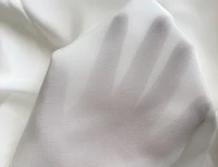 12 mm Crepe De Chine Silk Fabric 100 pure mulberry silk off white color 110cm 140cm width 60 gsm 50 meters small wholesale