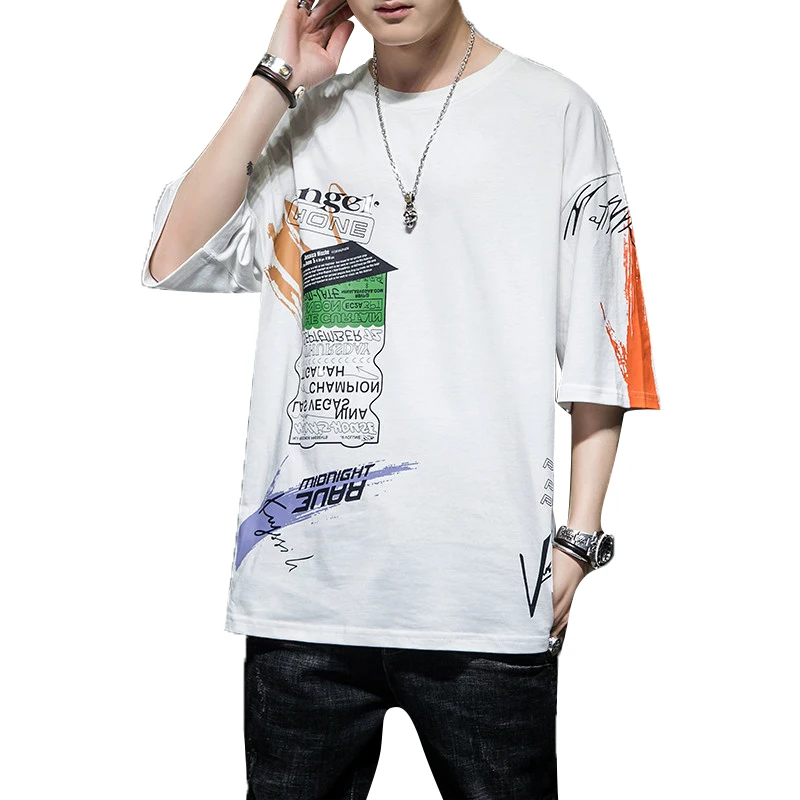 2020 Мужская куртка Футболка тренд моды одежда Дышащие футболки топы|Мужские