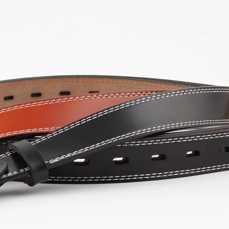 

Luxury Male Business Belts2019 Pin Buckle Genuine Leather Men Jeans Belt Waistband Quality Guarantee
