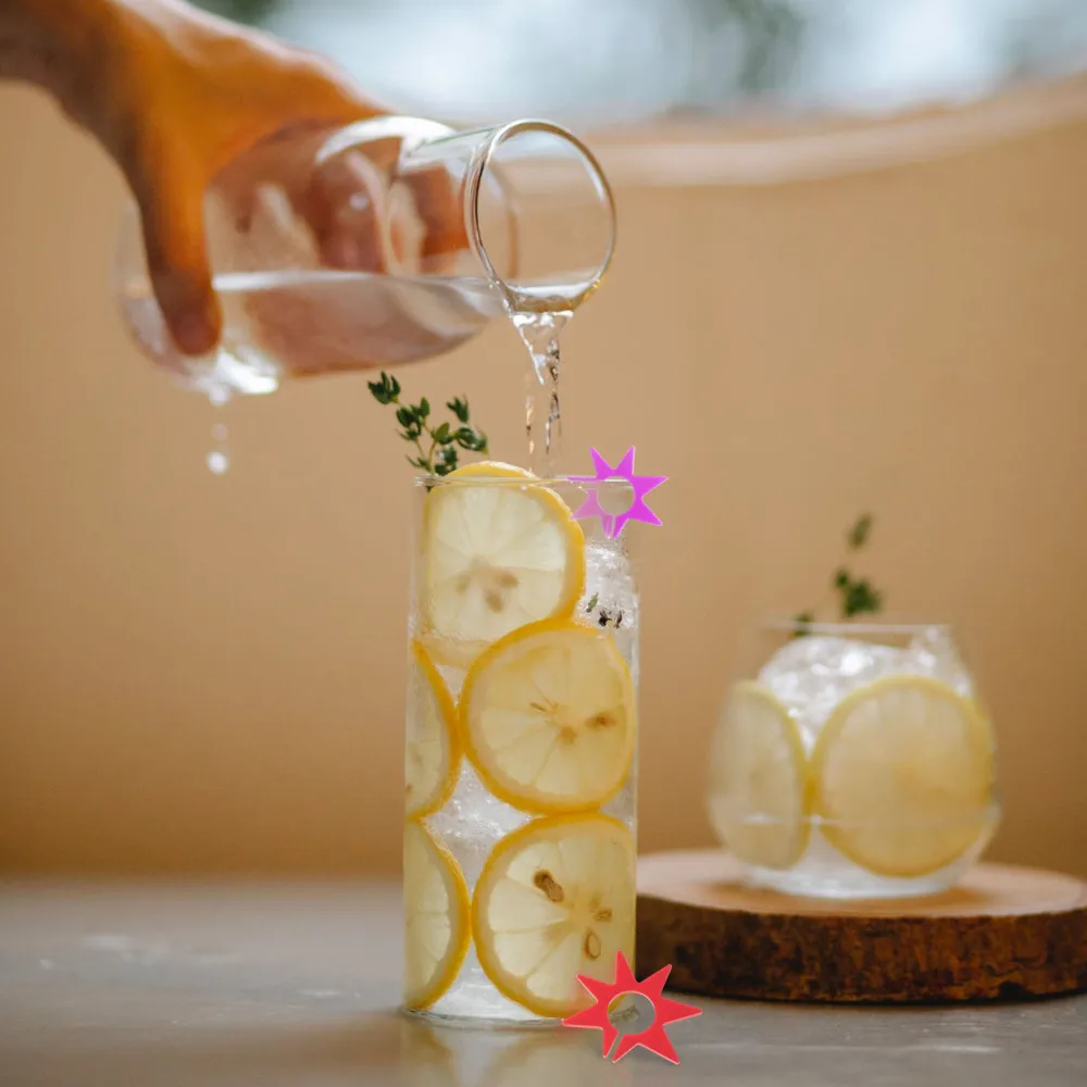 

2 Sets 16 Pcs Reusable Glass Tags Star-shaped Glass Identifiers