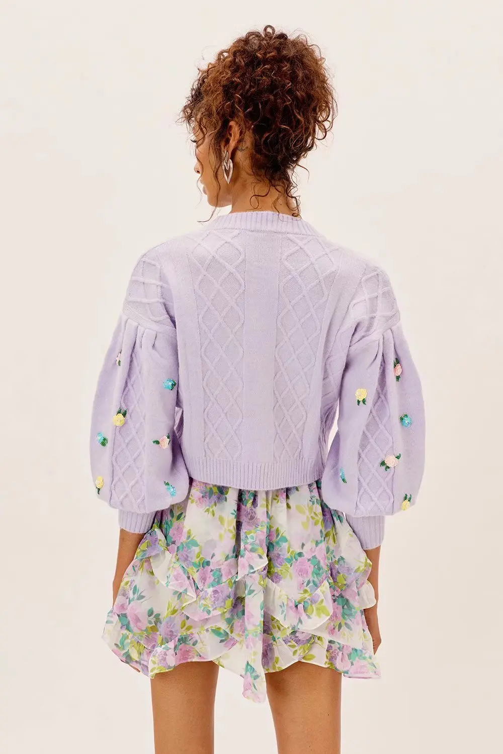 Женский трикотажный кардиган оверсайз с V-образным вырезом |