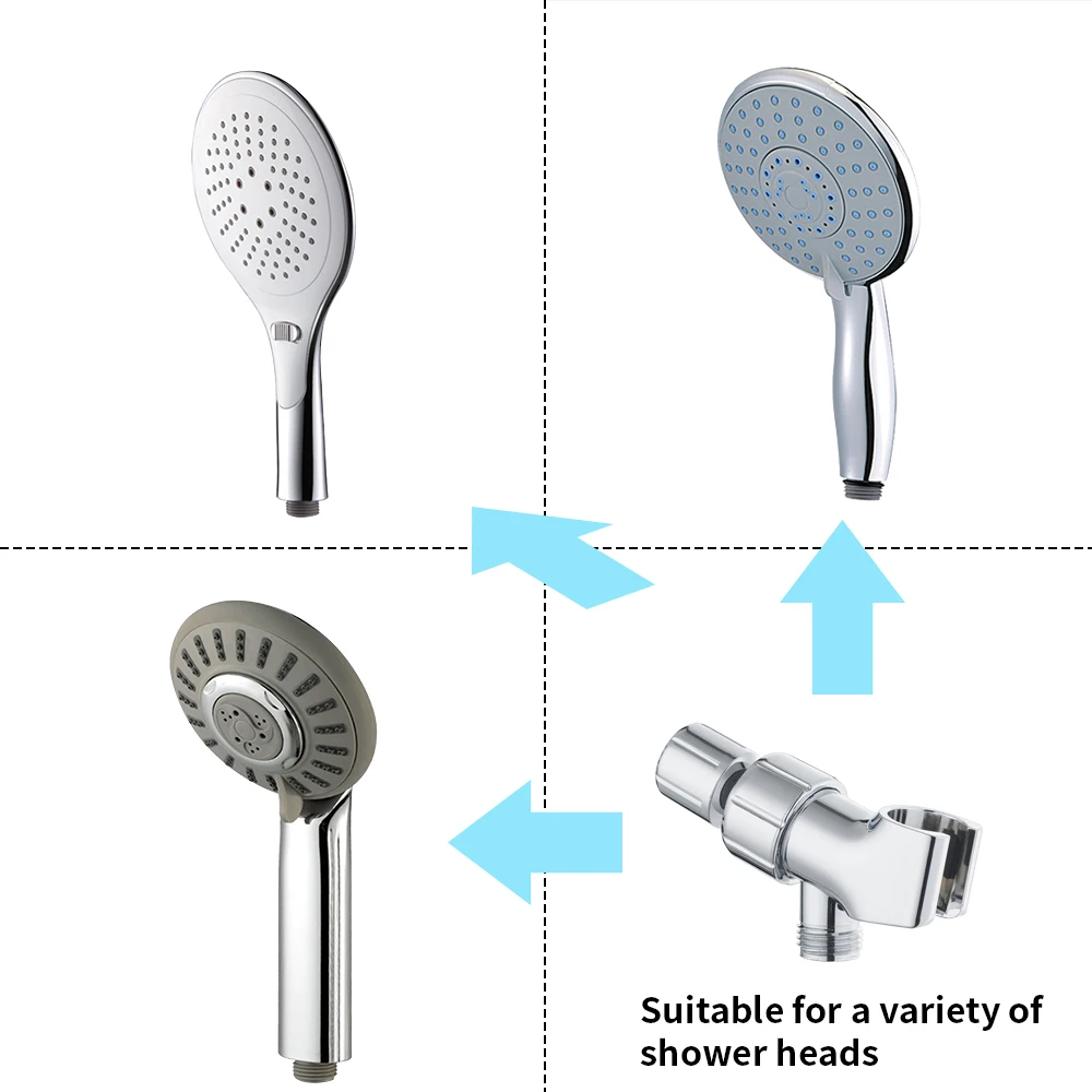 Настенный держатель для душевой головки ванной комнаты регулируемый кронштейн