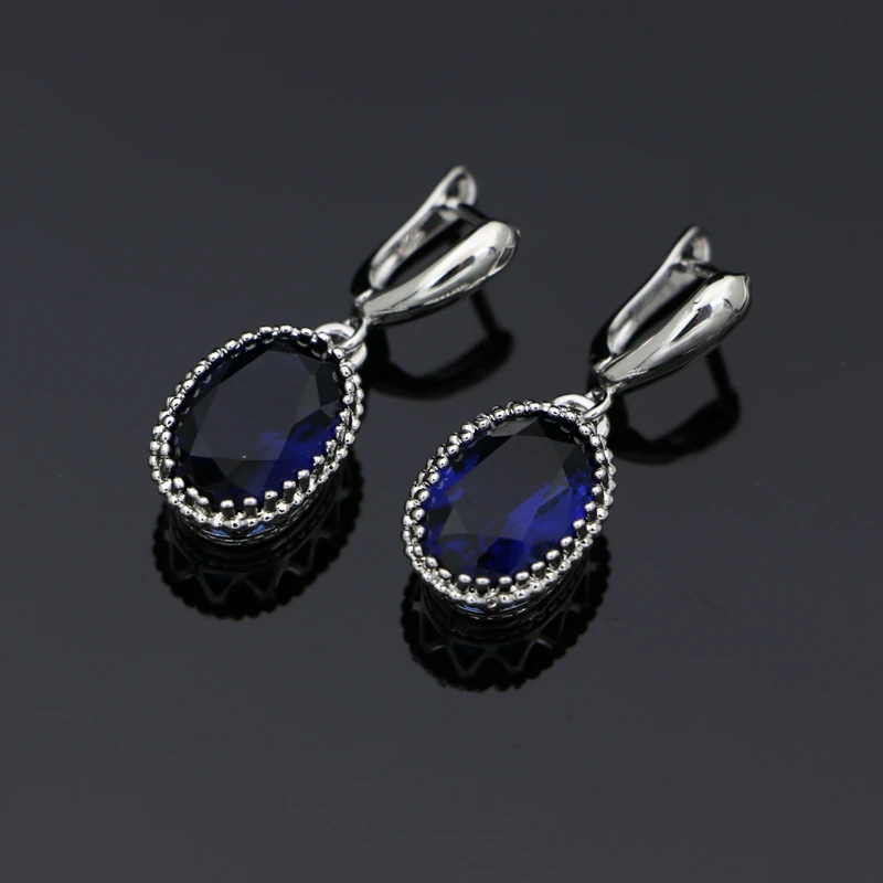 Женские серьги подвески из серебра 925 пробы с фианитом|Серьги-подвески| |