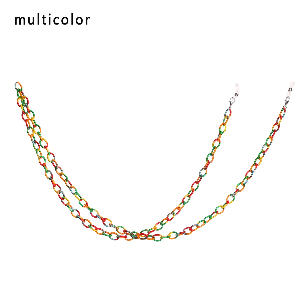 Style4-multicolor Новые модные очки цепочка для очков очки Винтаж Цепочка-держатель шнур Цепочки и ожерелья Аксессуары для глаз, солнцезащитные очки, 61/70 см - Цвет: Style4-multicolor