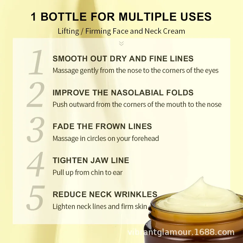 

VIBRANT GLAMOUR Retinol Face Cream Firming Lifting Anti-Aging Remove Wrinkle Whitening Brightening Moisturizing Facial Skin Care