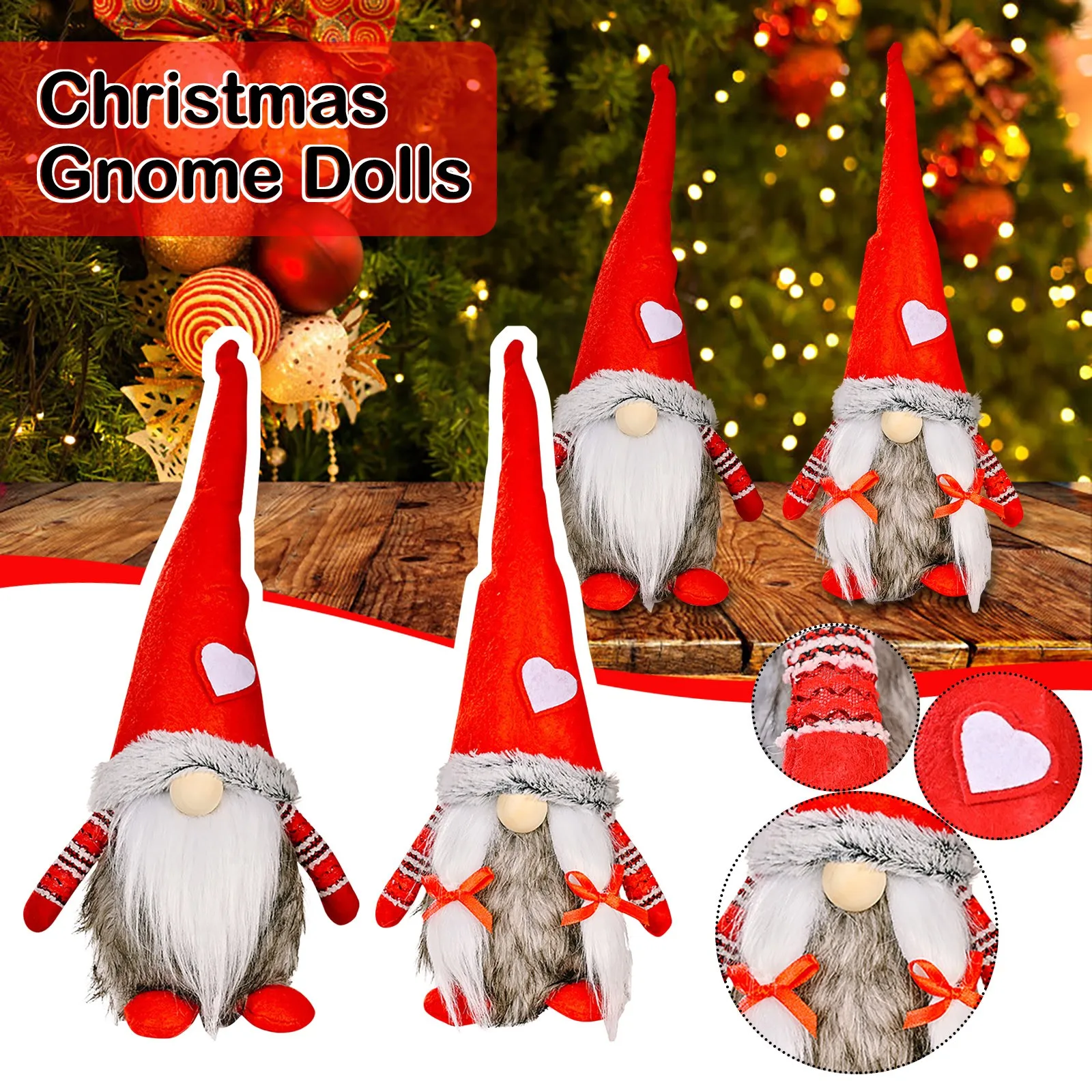 

Christmas Decorations Gnome Dolls Home Window Decoration Holiday Gifts Wedding Holidays Birthday Christmas Hal