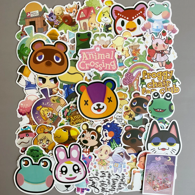 100 шт. игры животных пересечения: новые горизонты Водонепроницаемый Стикеры для