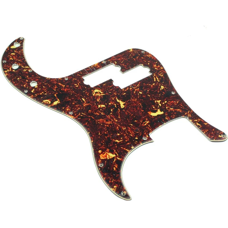 Крутая темно красная пламенная 3 слойная Накладка для защиты от царапин бас