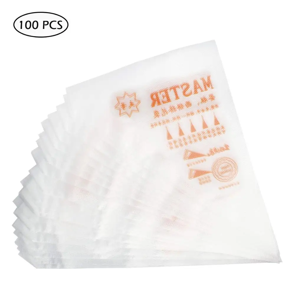 Одноразовые Кондитерские мешки для крема 100 шт./упак. с/м/л кондитерские торта