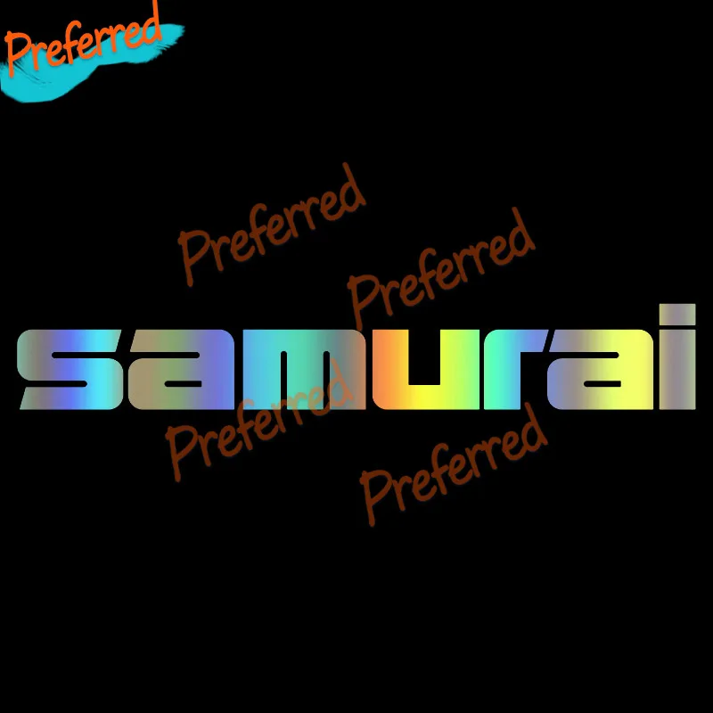 

High Quality Funny Inscription Samurai Decal Motocross Racing Laptop Helmet Trunk Wall Vinyl Car Sticker Die Cutting