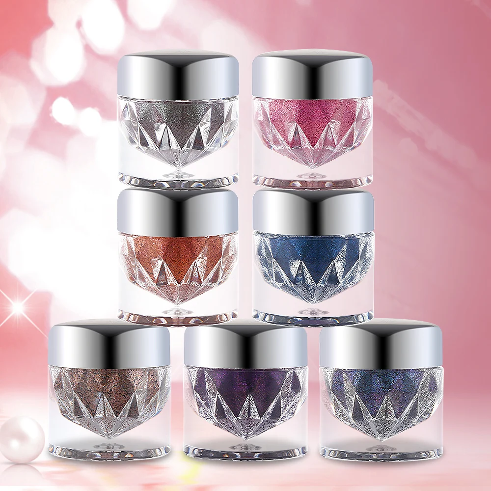 UCANBE Набор теней для век с металлическим блеском 8 цветов макияж водостойкие