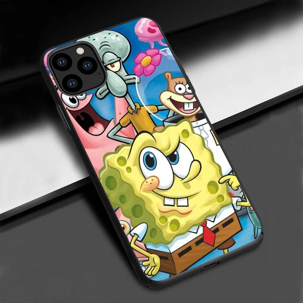 03 Чехол Funda для iPhone 11 Губка Боб Чехол для iPhone XS Max XR Телефон чехол для iPhone 6 7 8 Plus SE 11 Pro Max X 5s SE 6 Чехол - Цвет: 03