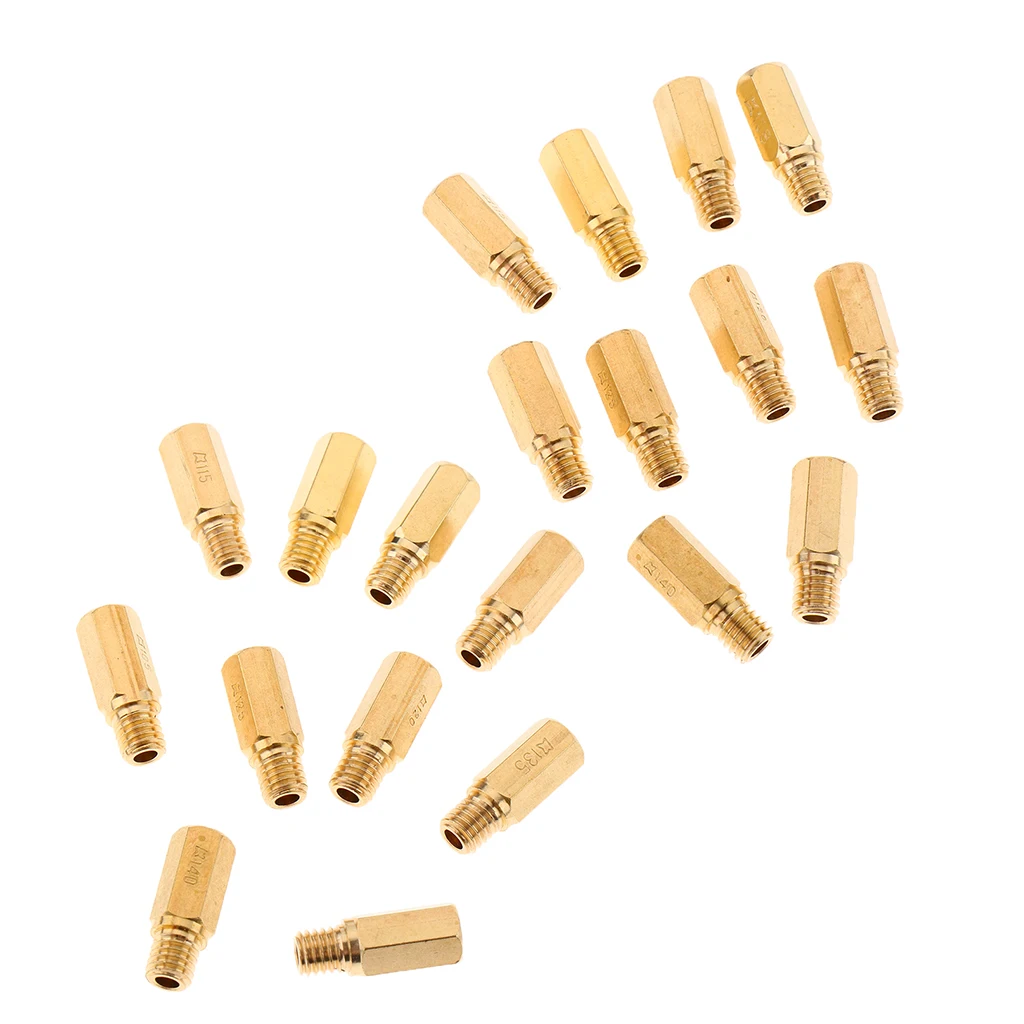 20x форсунок для PWK KOSO KEIHIN OKO Carb основная часть струй 100 105 108 110 115 120 125 130 135 140 |