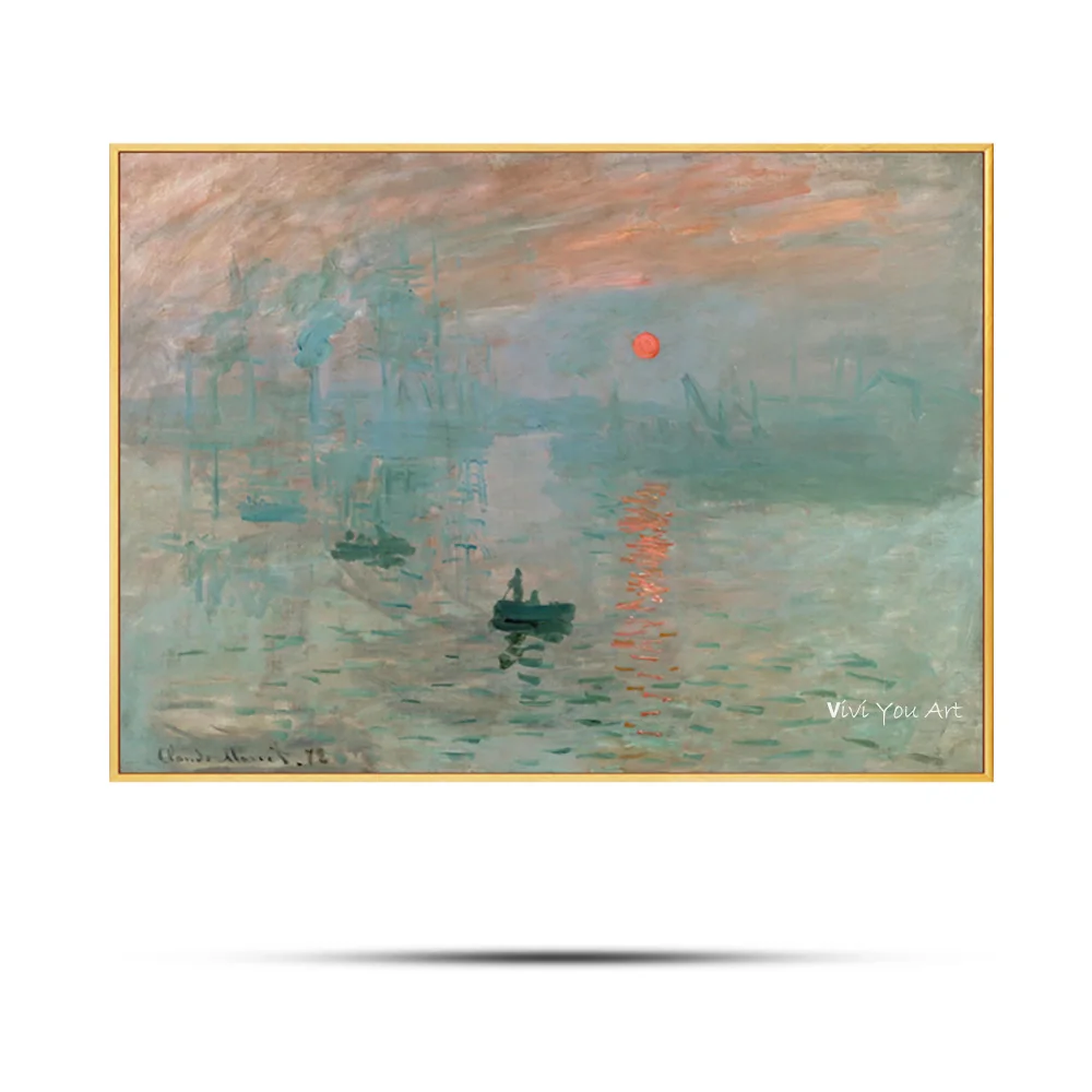 Beste Beroemde Monet Canvas Schilderij Moderne Abstract Landschap Nordic Poster Muur Foto Voor Woonkamer Home Decoratieve