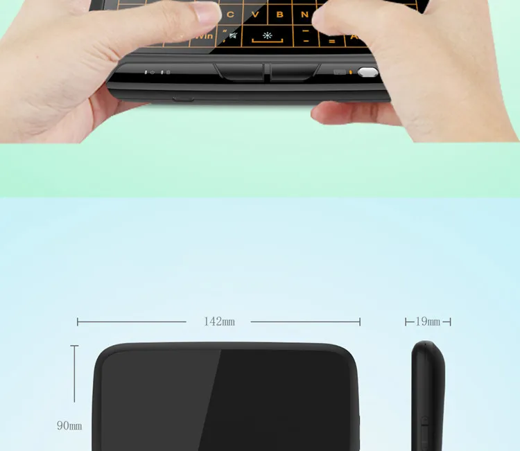 Беспроводная сенсорная клавиатура ПК ТВ клавиатура с мышкой тачпад и Numpad для MAC IOS Windows7 8 10 Android коробка ноутбук Smart IP tv Новинка