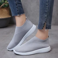 women shoes flats casual sneakers high quality plus size flying woven loafers woman soft comfortable promotion ladies trainers