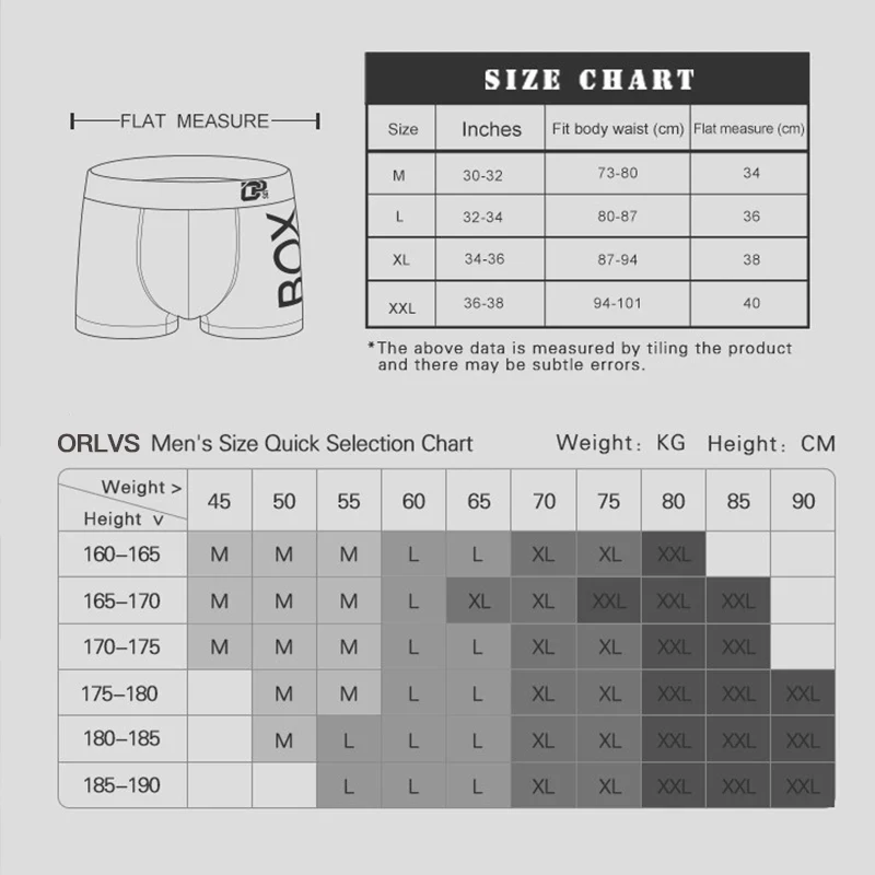 

ORLVS Brand 4pcs/lot Men Underwear Boxer Shorts Set Sexy Man Underpants Cotton Soft Boxer Homme Mesh Breathable Ropa Interior