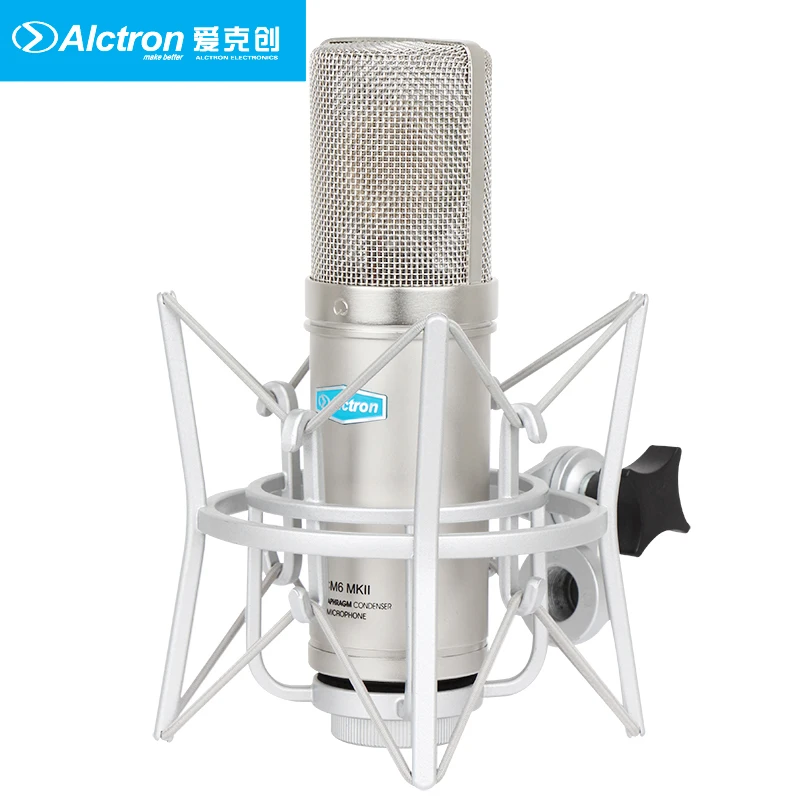 Конденсаторный микрофон Alctron CM6 MKII конденсатор кардиоидный с большой диафрагмой